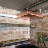 CMF Plumbing install drip tray at Longueville Boat shed