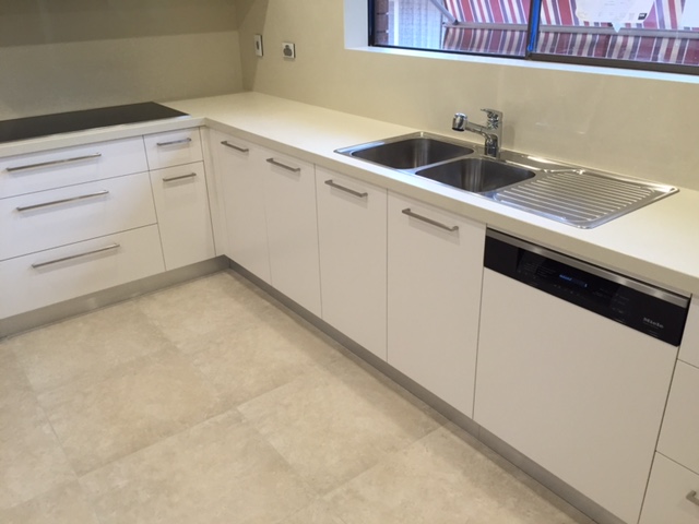 CMF laundry and kitchen reno at Beecroft.