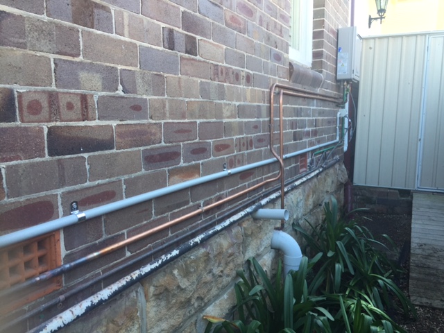 We altered all the hot, cold and gas pipe work to suit the new hot water unit. 