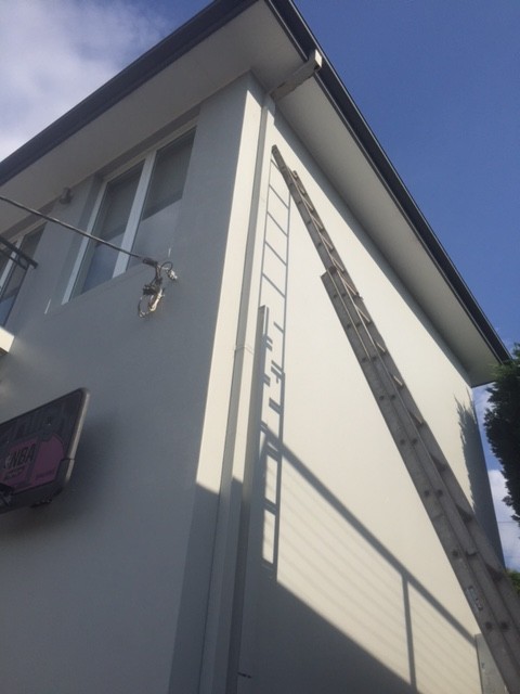 CMF replaced down pipe at Hunters Hill