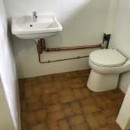 New toilet and basin at Linfield
