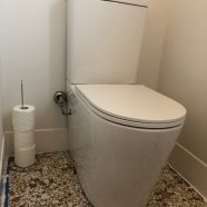 New toilet and basin at Carlingford