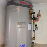 Hot water unit at Russell Lea